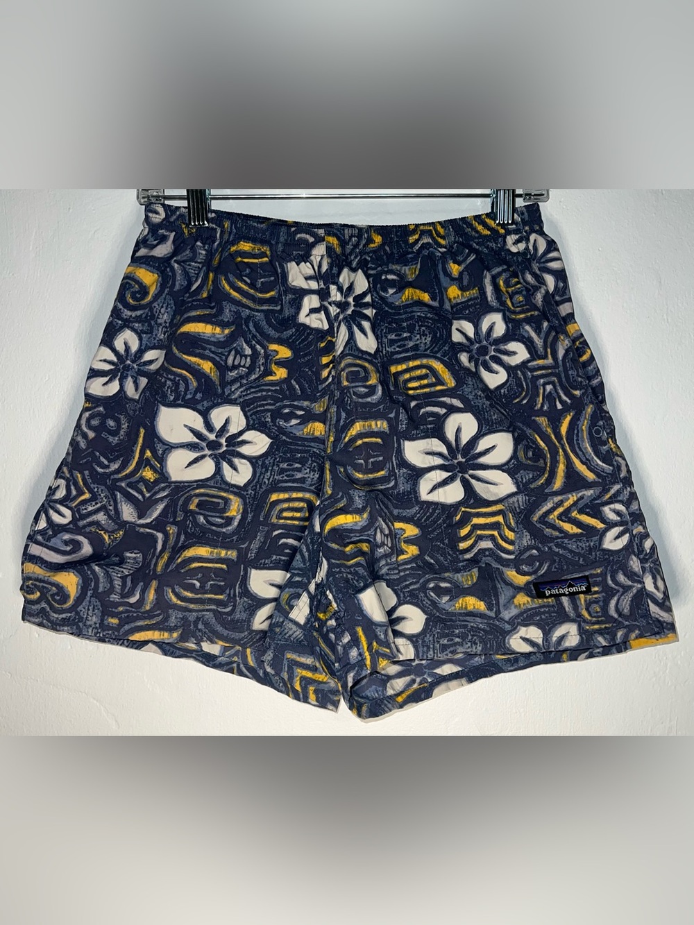 VTG Patagonia Hibiscus Hawaiian Floral Surf Swim Trunks Shorts